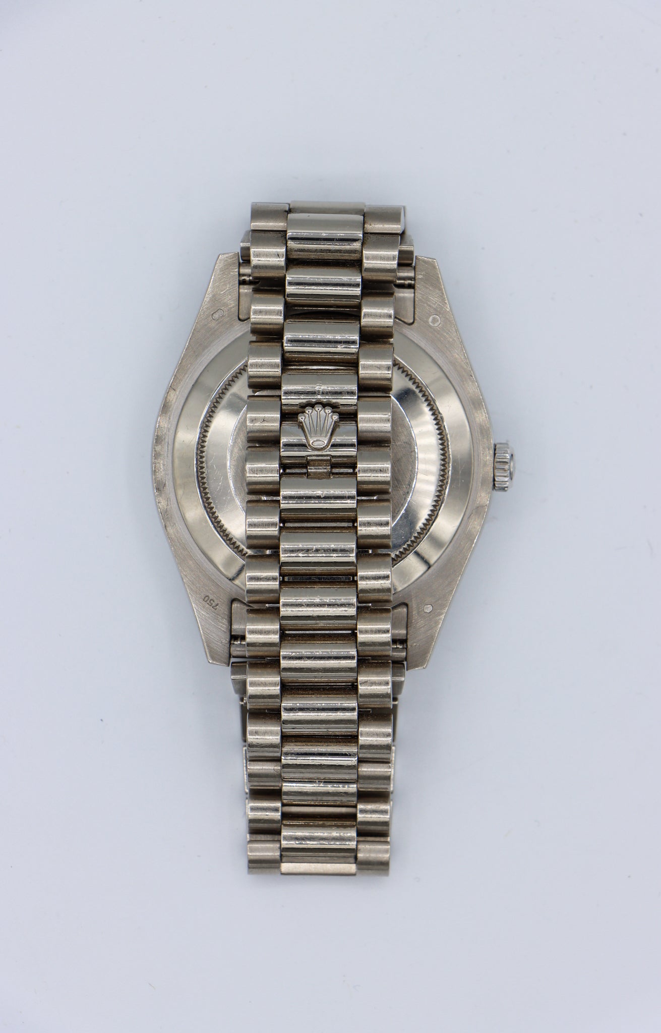 Rolex | Day-Date 41 Wave Blue Dial | 218239 Vertical Bracelet