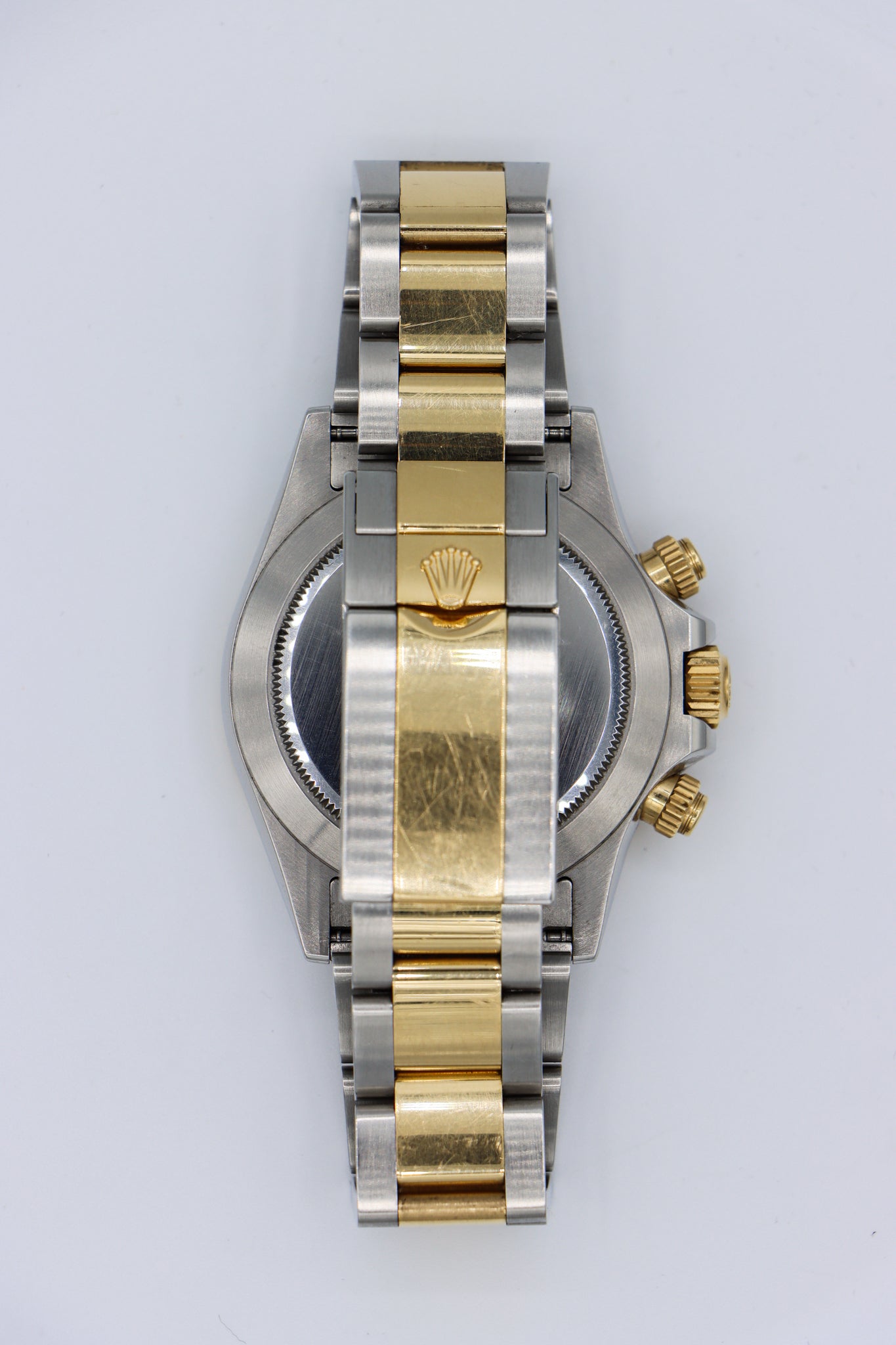 Rolex | Daytona Black Dial Two-Tone | 116503 Vertical Bracelet