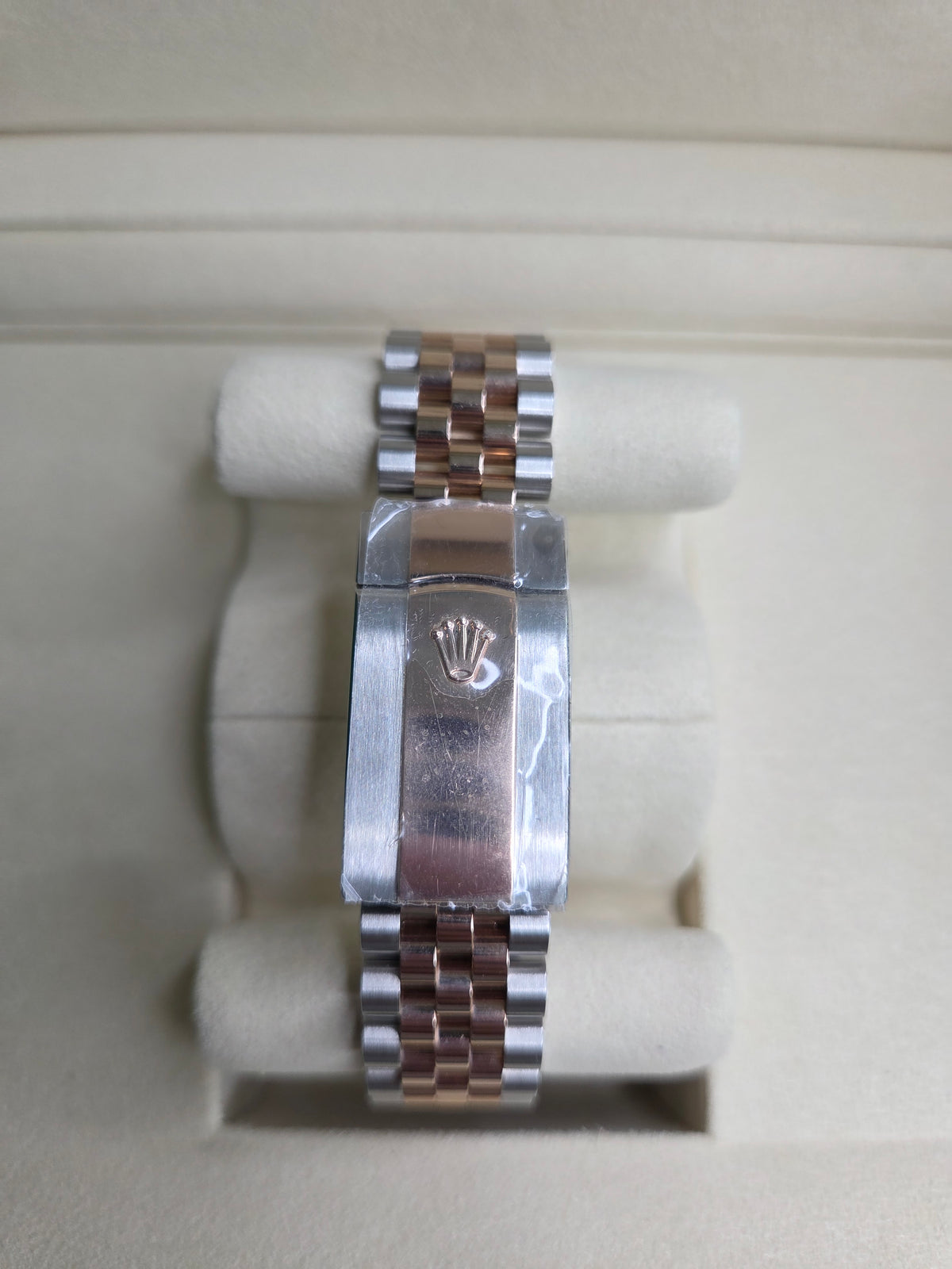 Rolex Datejust 36mm – Two‑Tone Everose Gold & Stainless Steel – Wimbledon Dial – Fluted Bezel – Jubilee Bracelet – 126231