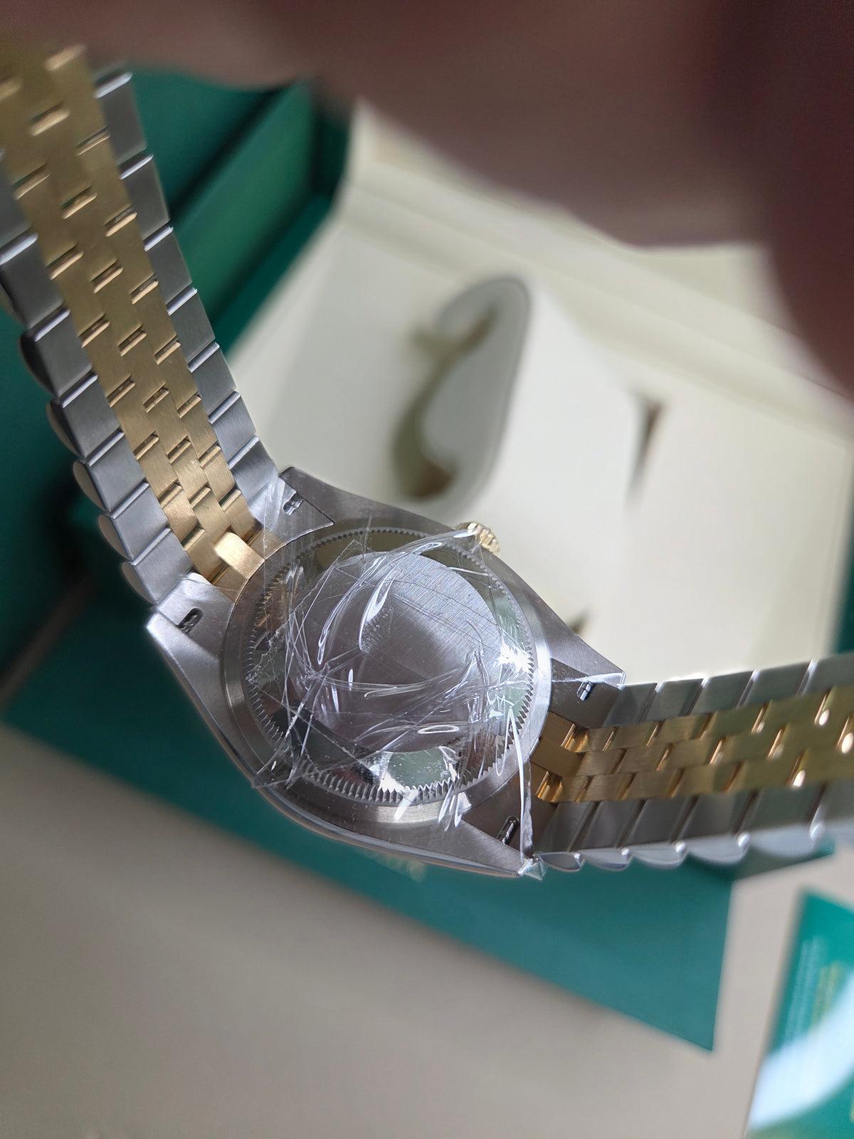 Rolex Datejust 36mm – Two-Tone Yellow Gold & Stainless Steel – Wimbledon Dial – Fluted Bezel – Jubilee Bracelet – 126233