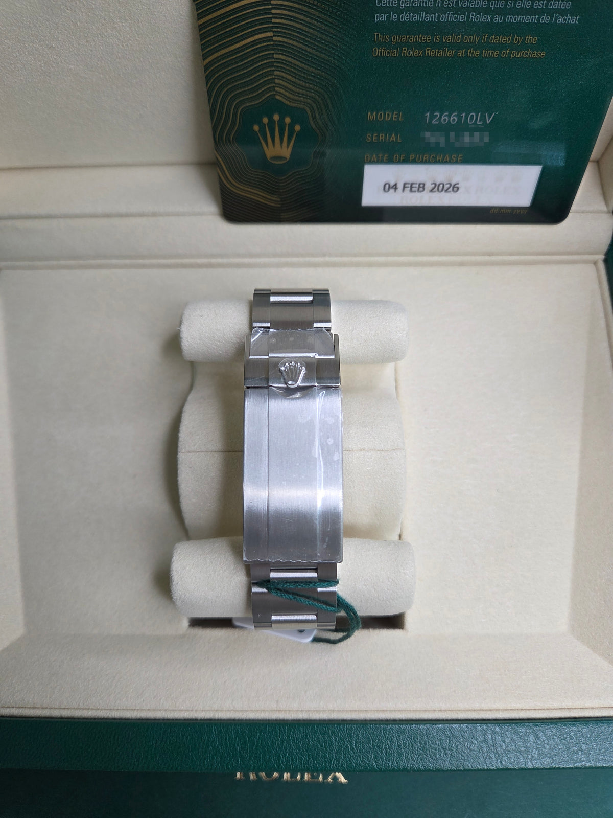 Rolex Submariner Date "Starbucks" 41mm – Oystersteel – Black Dial – Green Ceramic Bezel – Oyster Bracelet – 126610LV