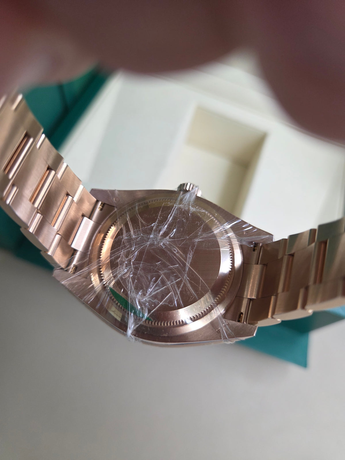 Rolex Sky-Dweller 42mm - Everose Gold - White Index Dial - Fluted Bezel - Oyster Bracelet - 326935