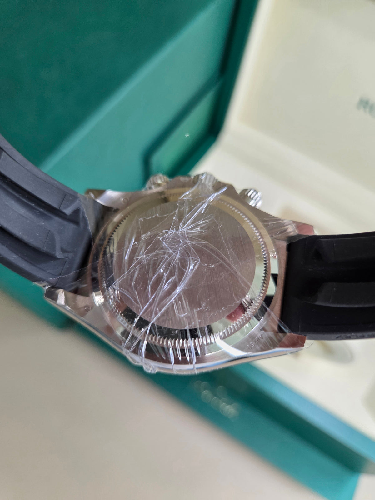 Rolex Cosmograph Daytona 40mm - White Gold - Black And Steel Diamond Dial - Black Ceramic Bezel - Oysterflex Strap - 126519LN