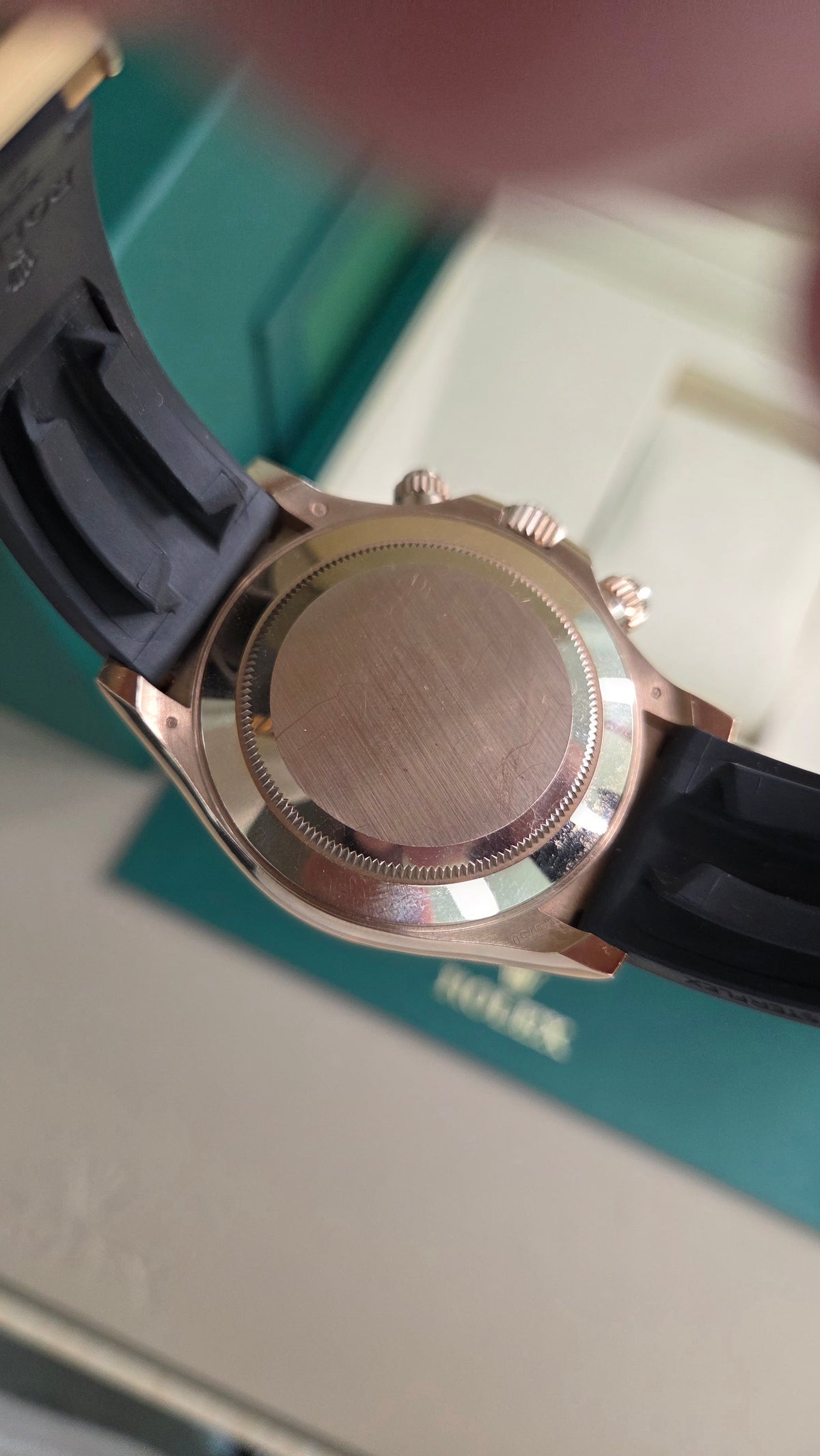 Rolex Cosmograph Daytona 40mm – Rose Gold – Black Dial – Black Ceramic Bezel – Oysterflex Strap – 116515LN