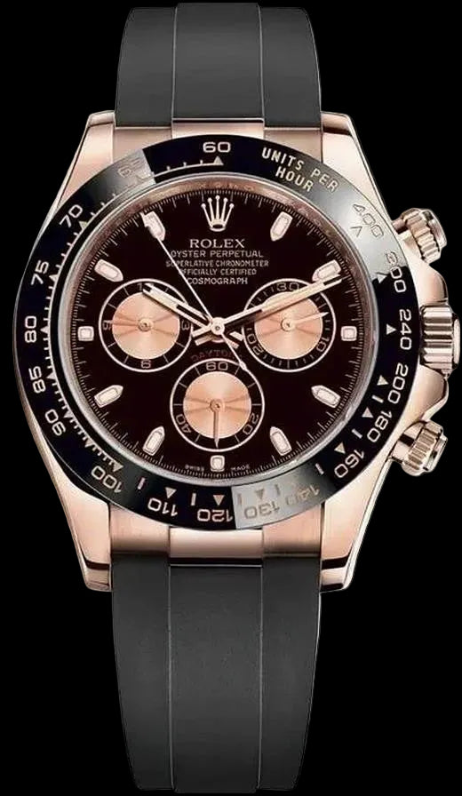Rolex GMT-Master II “Root Beer” 40mm – Rose Gold – Black Dial – Black & Brown Ceramic Bezel – Oyster Bracelet – 126715CHNR