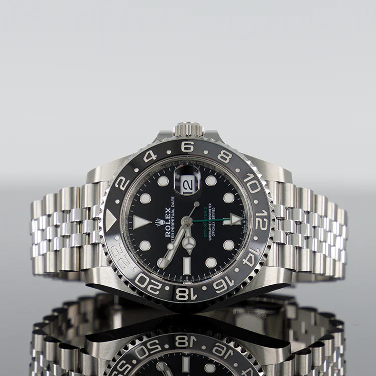 Rolex GMT-Master II "Bruce Wayne" 40mm – Stainless Steel – Black Dial – Black and Gray Cerachrom Bezel – Jubilee Bracelet - 126710GRNR - 2025