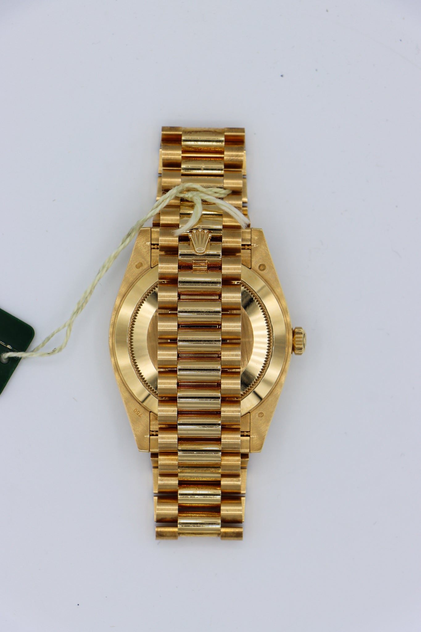 Rolex | Day-Date White Motif Dial | 228238 Bracelet Vertical