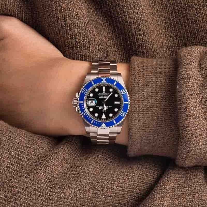Rolex Submariner Date 41mm “Cookie Monster” – White Gold – Black Dial – Blue Cerachrom Bezel – Oyster Bracelet - 126619LB - 2024
