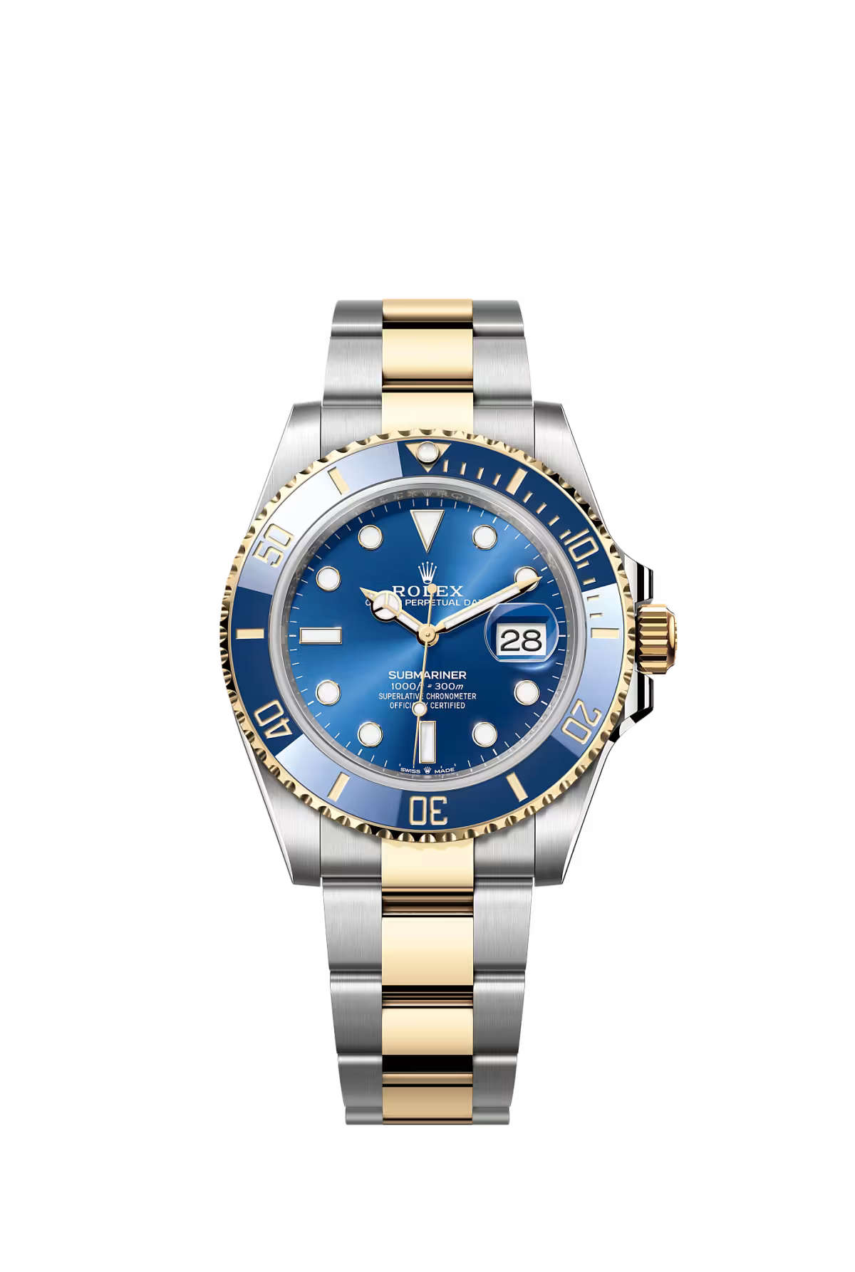 Rolex Submariner Date “Bluesy” 41mm – Two-Tone Yellow Gold & Stainless Steel – Blue Dial – Blue Ceramic Bezel – Oyster Bracelet – 126613LB